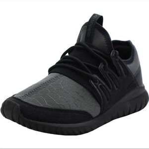 Adidas Tubular Radial Running Shoes Big Kids Size 5  Black Sneakers